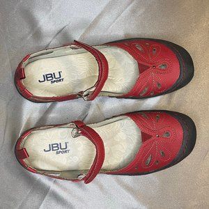 JBU Sport Red  Mary Janes, Size10M